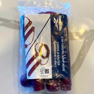 NWT Reebok 2-in-1 Digital Jump Rope